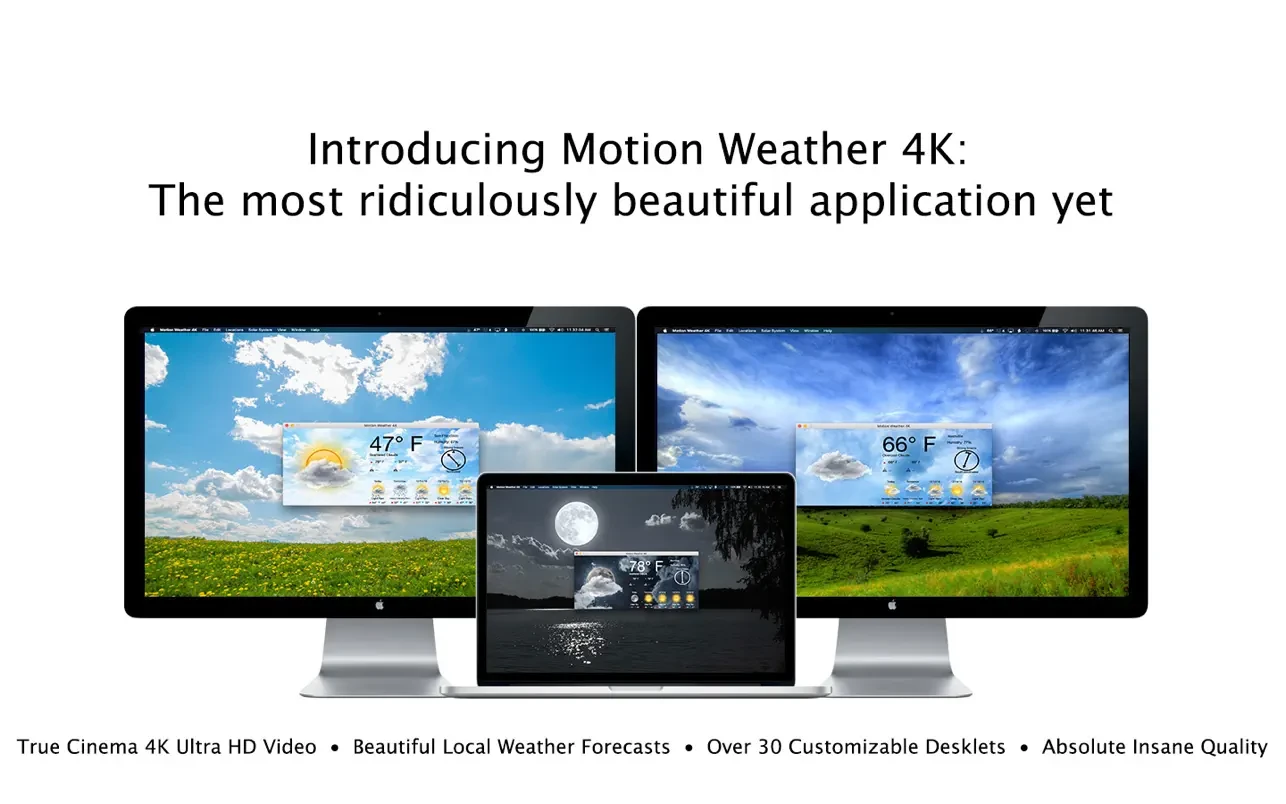Motion Weather 4K - Ultra HD screenshot 1